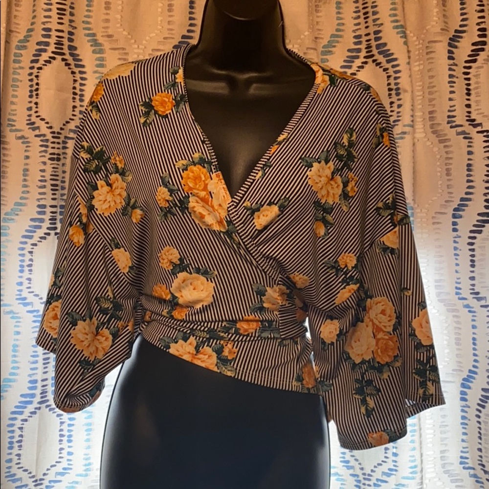 Wrap blouse